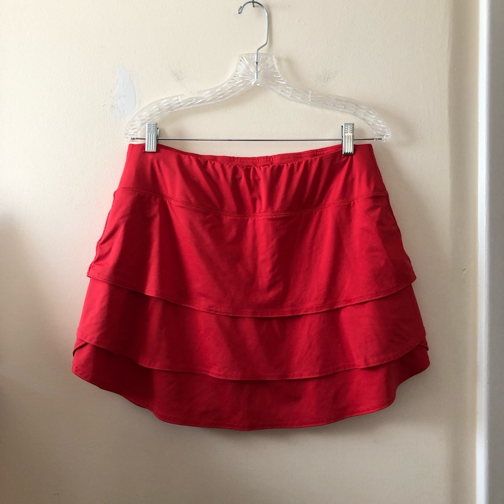 Athleta | Red Athletic Tennis Skirt